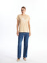 LC Waikiki Crew Neck Printed Short Sleeve Women's T-shirt
